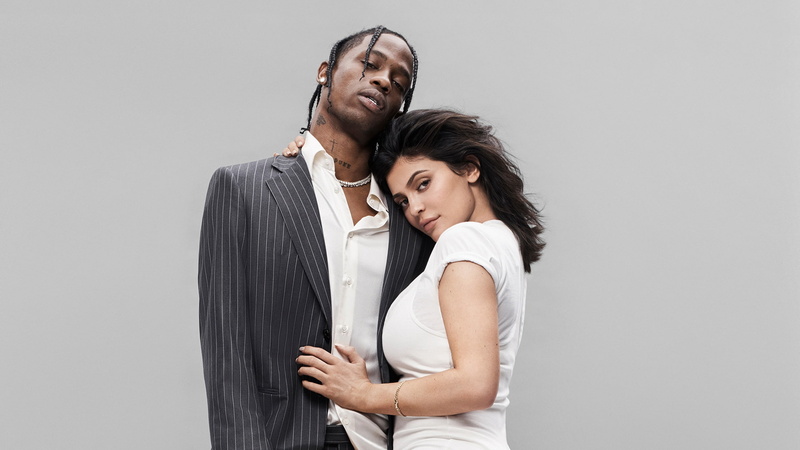 male, 1080P, Kylie Jenner, girl, Travis Scott, lovers