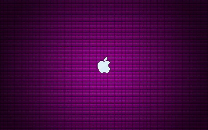 background, logo, purple, violet, Apple, 2K, fon