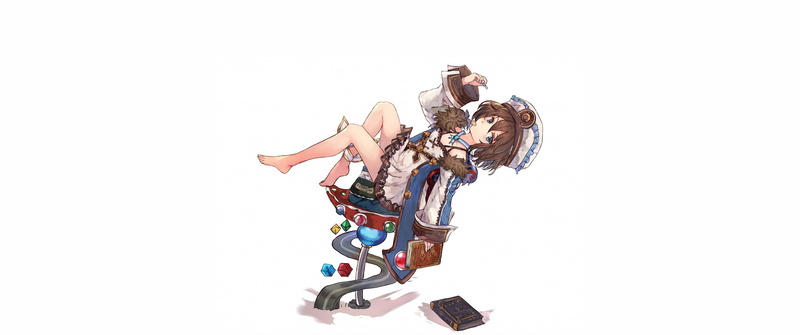 Hyperdimension Neptunia, anime, anime girls, legs, 2K, barefoot, white background, brunette, Blanc (Hyperdimension Neptunia), simple background