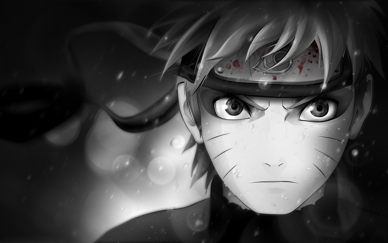 blak, 1080P, naruto, sasuke, shippuuden, uzumaki, white, illustration