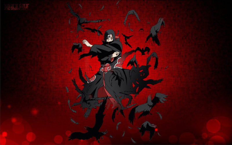 raven, Uchiha Itachi, anime boys, anime, Akatsuki, 2K, Naruto Shippuuden