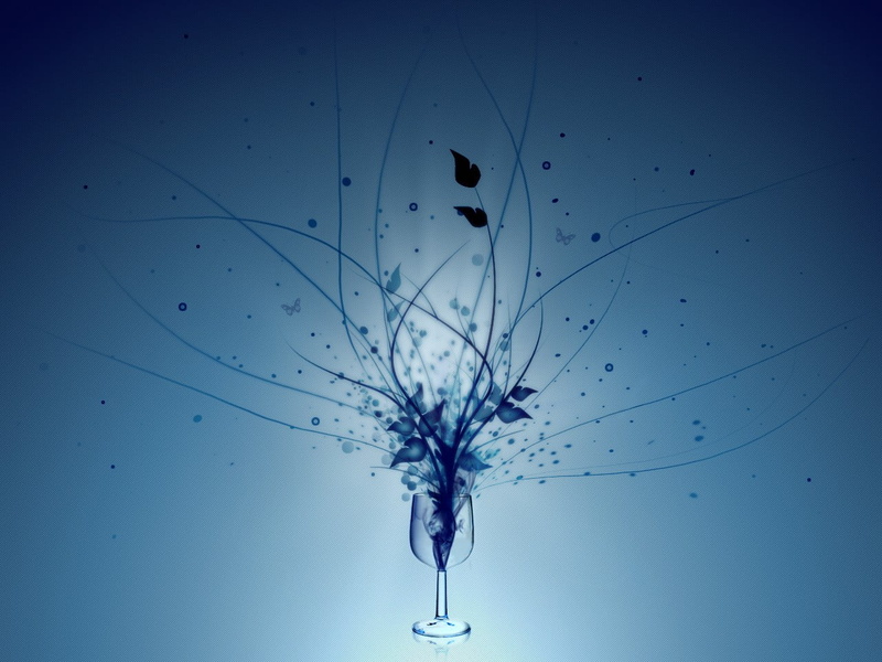 splashing, no people, blue background, water, abstract, motion, vulnerability, studio shot, blue, drop, 720P, low angle view, nature, digital art, painting