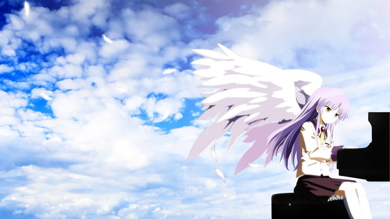 anime, animal representation, decoration, environment, art and craft, Tachibana Kanade, white color, day, no people, nature, sculpture, cloud - sky, 1080P