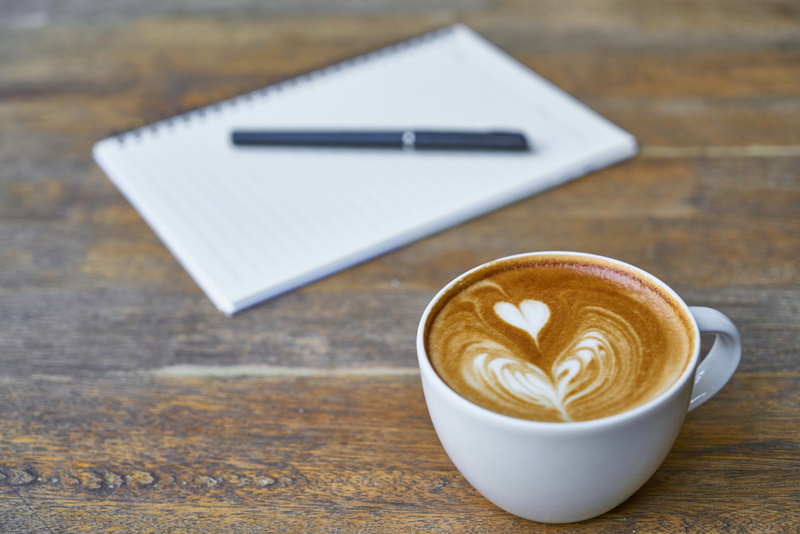 ceramic, background, course, refreshment, no people, 5K, day, indoors, table, wake, read, still life, beverage, notebook, to write, coffee shop, photo