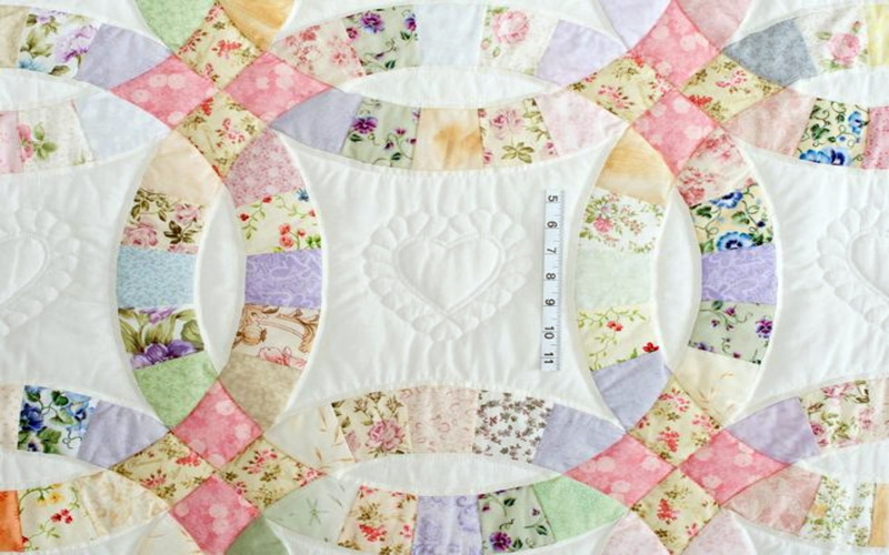 1080P, white color, textile, close-up, Wedding, fashion, choice, full frame, clothing, multi colored, Ring, no people, Wedding Ring Quilt, pattern