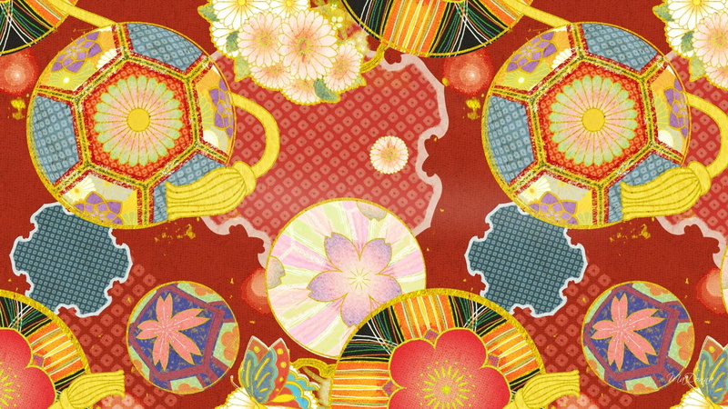 quilt, collage, japanese, 1080P, firefox persona, floral, abstact, flowers, abstract, 3d and abstract, bright