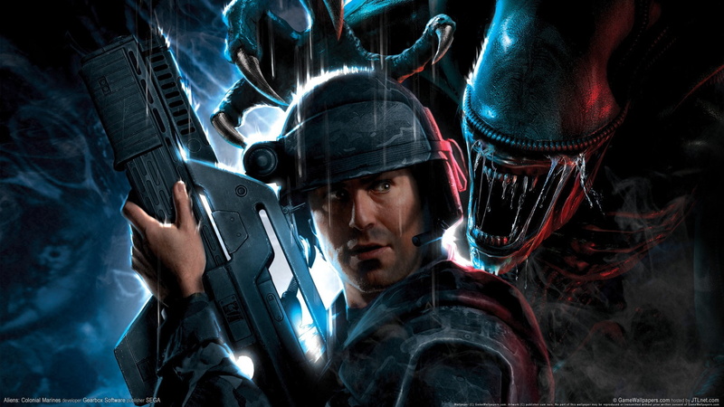 men, males, adult, indoors, protection, headshot, aggression, clothing, portrait, Aliens: Colonial Marines, 1080P, young men, security, one person, weapon