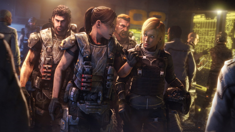Aliens: Colonial Marines, render, video game characters, video games, 2K