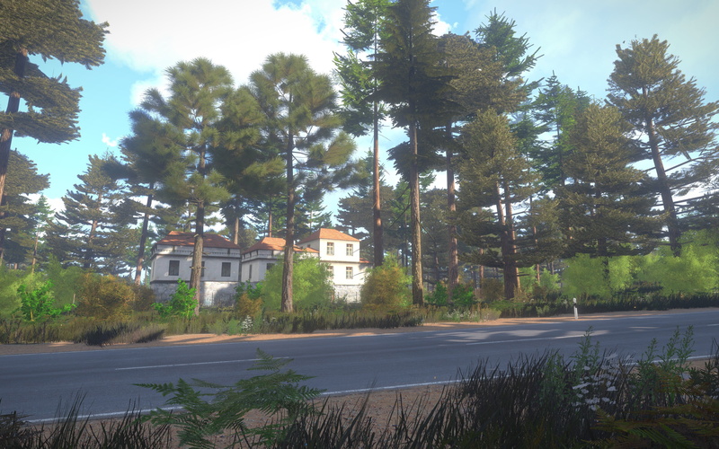 sunlight, day, road, nature, residential district, plant, built structure, house, street, outdoors, Arma 3, architecture, building, 2K, building exterior