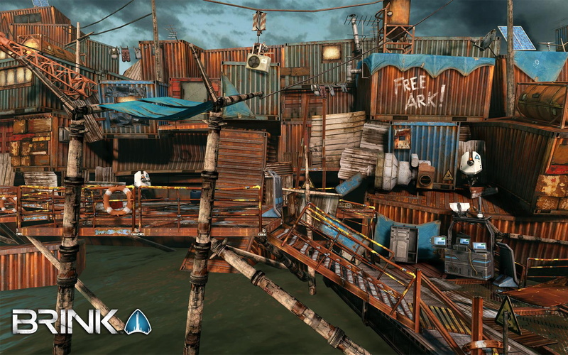 ship, illustration, brink, 1920x1200, person, 1080P, abandoned, games, standing