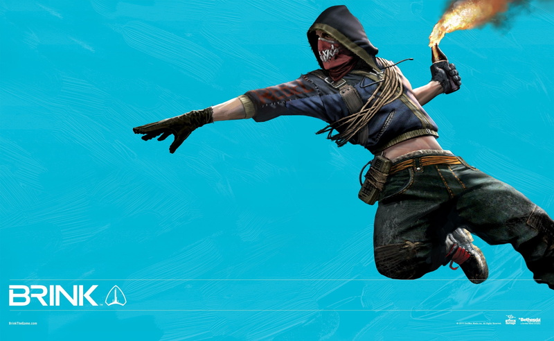 motion, jumping, low angle view, water, screenshot, brink game, digital composite, vitality, blue, game, young adult, men, 2K, adult, full length, application