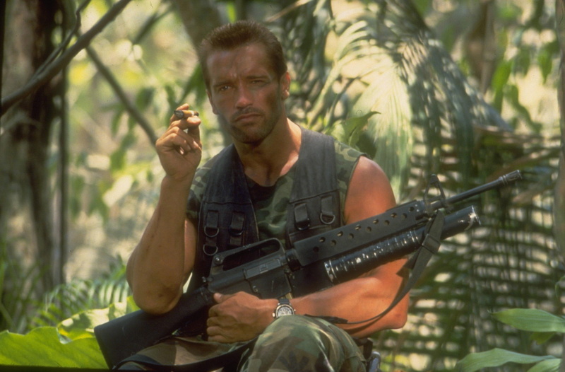 outdoors, military Target, conflict, cigar, scharzenneger, government, one Person, camouflage Clothing, camouflage, danger, day, army Soldier, Predator