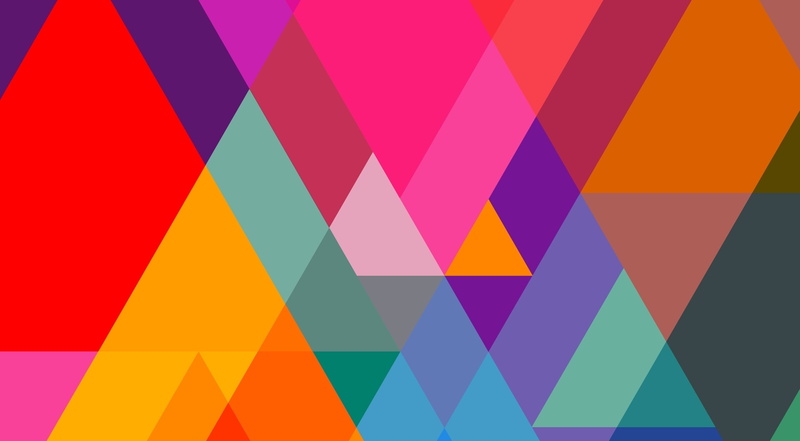 geometric shape, geometric, blue, triangular, arts culture and entertainment, yellow, Colorful, abstract, multicolored, multi colored, celebration, contrasts