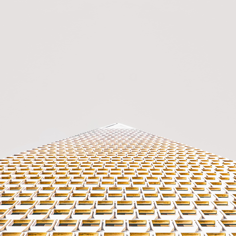 white, low angle view, nature, travel, no people, tower, californium, day, sky, low, city, travel destinations, skyscraper, yello, outdoors, in a row, san francisco