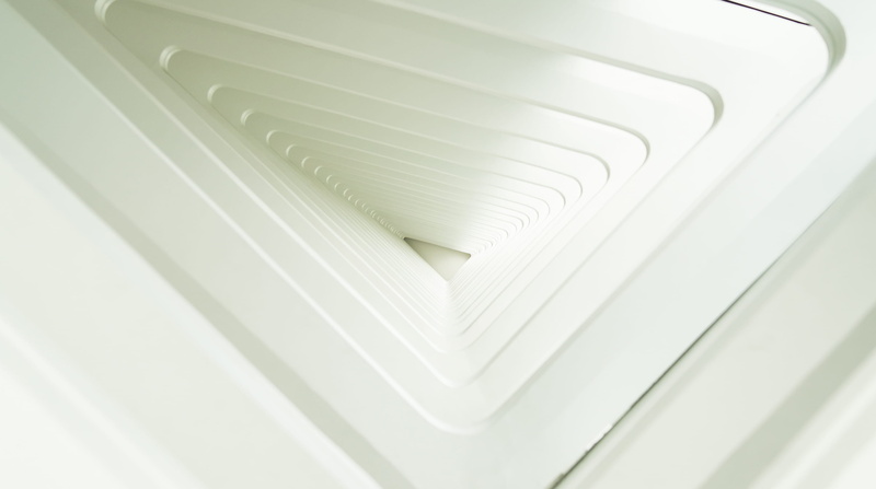 white color, no people, triangles, backgrounds, architecture, equipment, still life, book, simplicity, shape, pattern, clean, high angle view, abstract