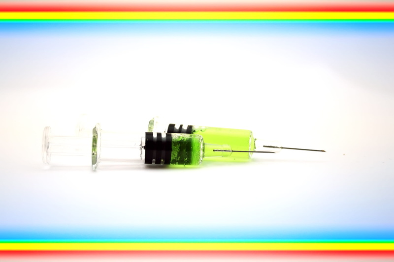 white background, instrument, dope, narcotic, transparent, container, medical supplies, white, bottle, injecting, tool, isolated, detail, sharp, no people