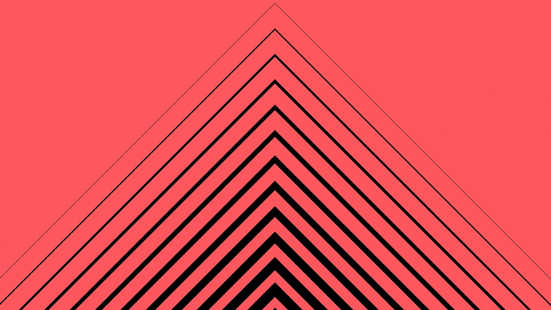 close-up, architecture, backgrounds, geometry, three dimensional, blue, modern, no people, 2K, abstract, pattern, red, studio shot, triangle, colored background