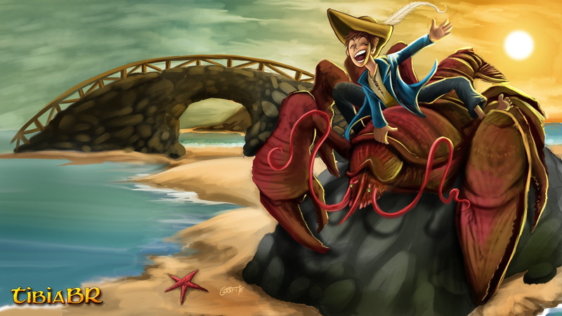 bridge, 1080P, tibia, rpg, pc gaming, drawing, creature, gaming, pc