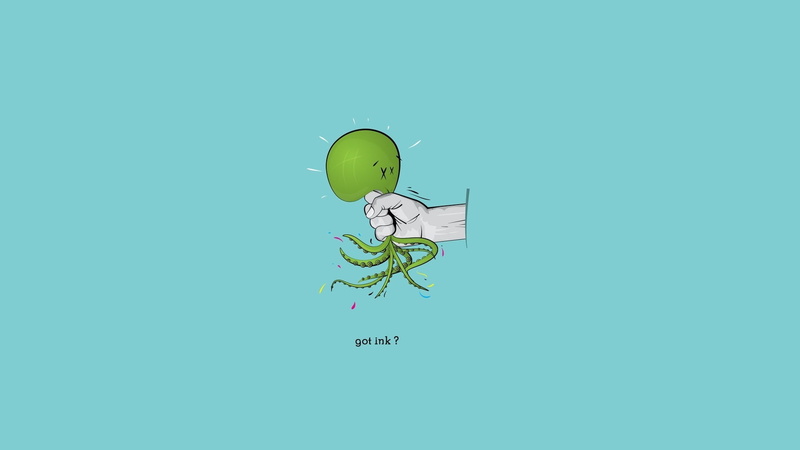ideas, humor, got ink, people, celebration, minimalism, blue, backgrounds, characters, cartoon, animal, inscription, symbol, business, technology, 1080P