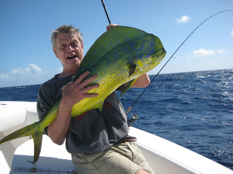 caucasian Ethnicity, sport, fish, males, adults Only, holding, day, mature Adult, people, adult, 2K, mode of Transport, coryphaena hippurus, senior Men