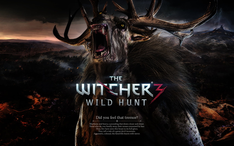 wild, 2013, horror, one animal, animal head, outdoors, witcher, western script, Games, animal themes, antler, 1080P, sign, communication, killing, fear