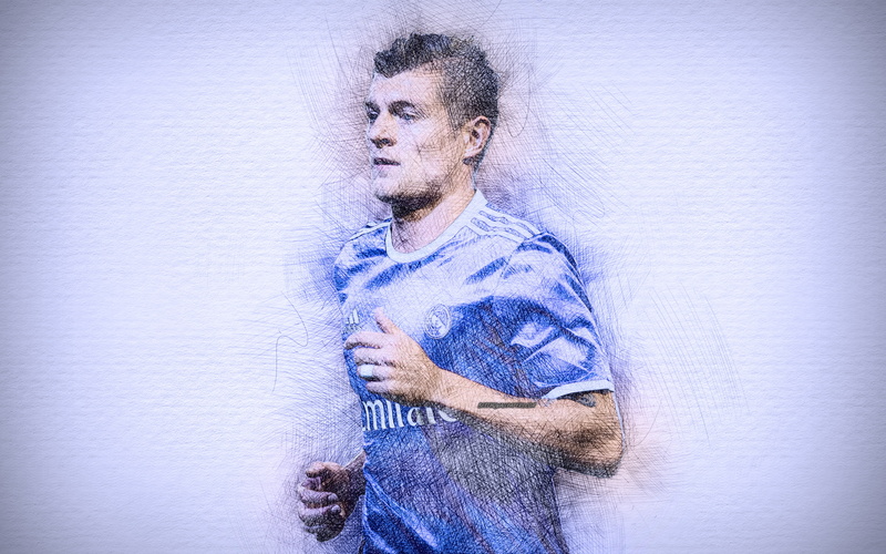 Toni Kroos, German, Real Madrid C.F., Soccer, 4K