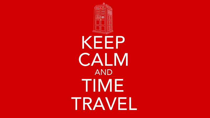 Doctor Who, The Doctor, tardis, 1080P, Keep Calm And..., red, artwork, Time Travel