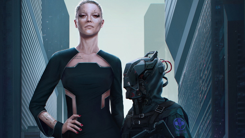 Cyberpunk 2077, Cyberpunk, Woman, 4K, Girl, Video Game, Cyborg