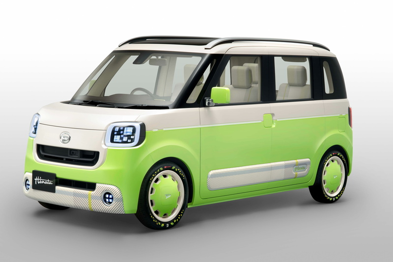 Daihatsu Hinata, Concept, future car, Tokyo Motor Show 2015, green, 4K