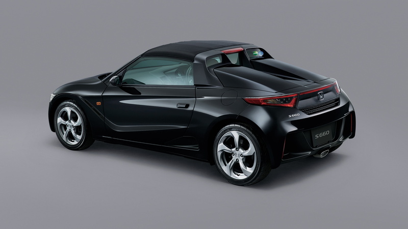 Honda S660, Tokyo Motor Show 2015, 4K, coupe, honda, future car, Concept, black