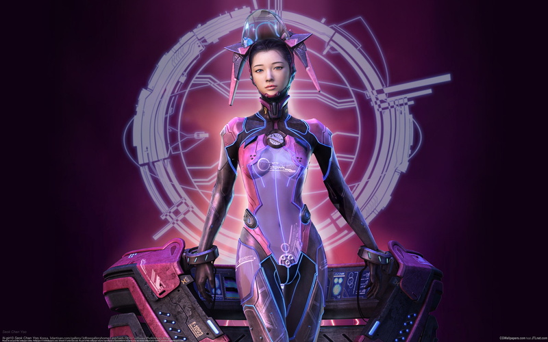 character, futuristic, people, looking at camera, female, Future, standing, science, 2K, adult, creativity, beautiful woman, arts culture and entertainment