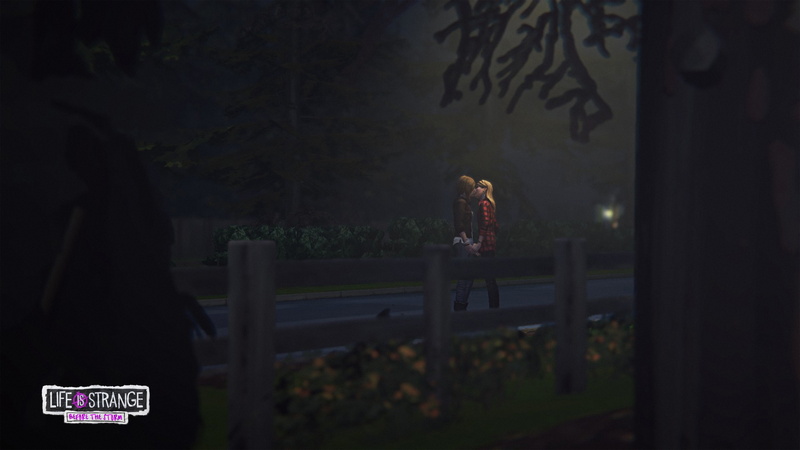 nature, Life is Strange Before the Storm, kissing, Arcadia Bay, grave, night, trunk, real people, tombstone, land, Life Is Strange, Chloe Price, outdoors