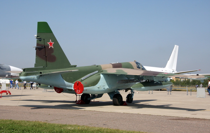 Attack, Dry, Su-25, Rook, The sky, The Russian air force, Sky, Russian Air Force, 1080P