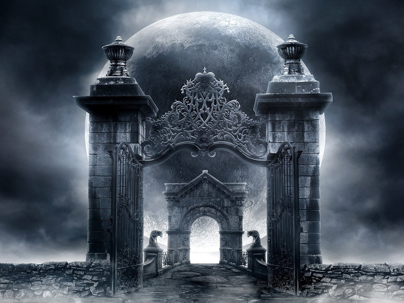 Moon, 720P, Gothic, Gates