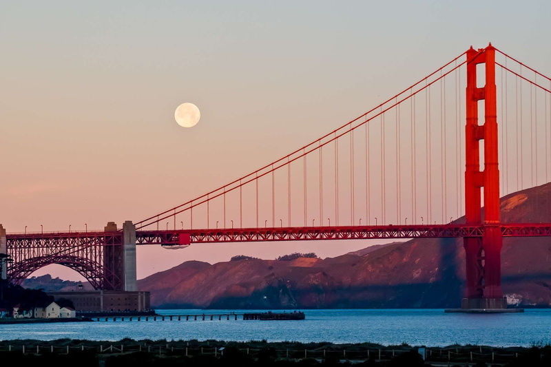 golden gate bridge, travel, 1080P, evening, built structure, bay, bay of water, bridge, connection, tourism, water, architecture, sky, outdoors, transportation