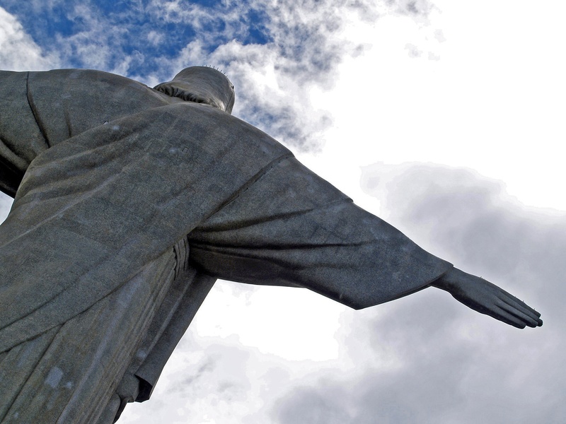 cloud - sky, corcovado, brazil, christ, janeiro, tourist, rio de janeiro, human representation, outdoors, nature, architecture, art and craft, de, attraction