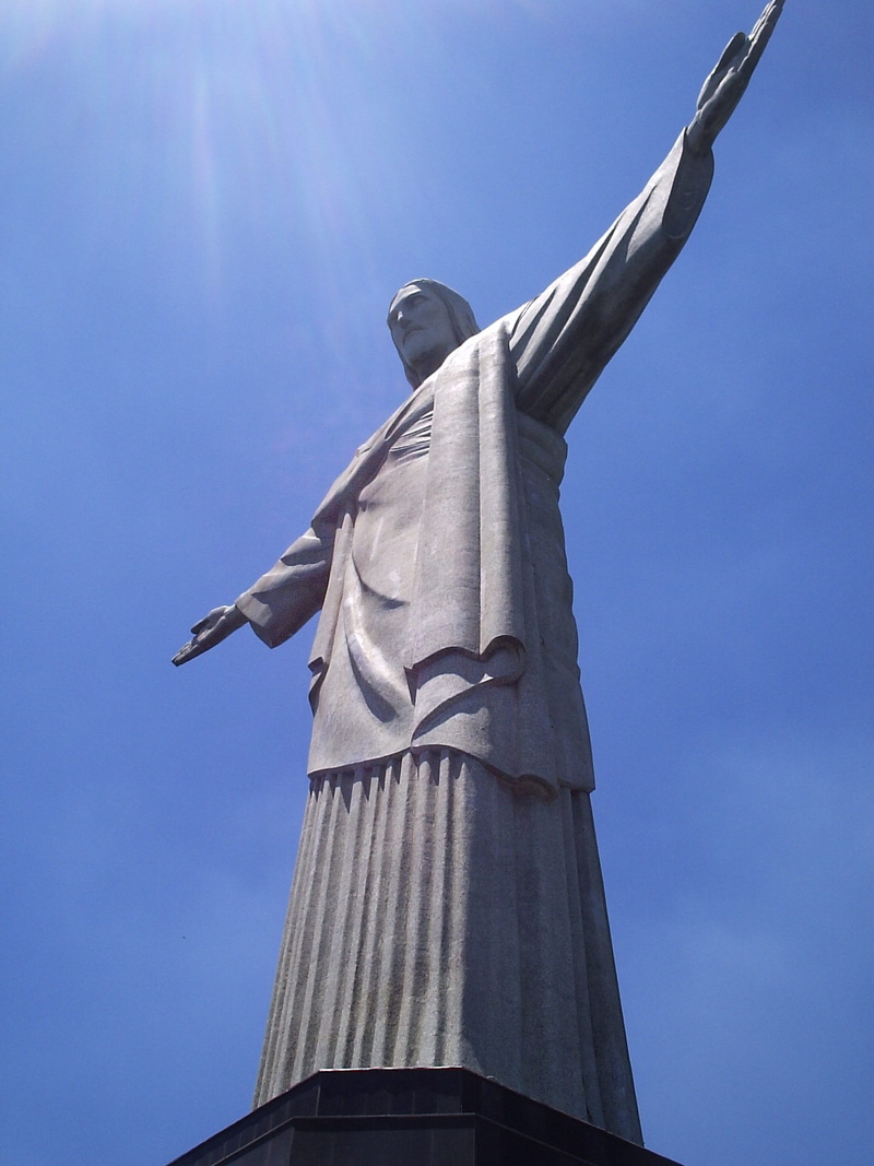 spirituality, Rio De Janeiro, christ, redeemer, belief, 1080P, sky, travel destinations, janeiro, human representation, art and craft, architectural column
