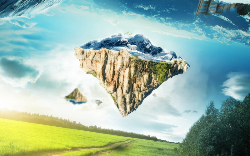 floating, dreamy, fantasy, 2K, dreams, hd