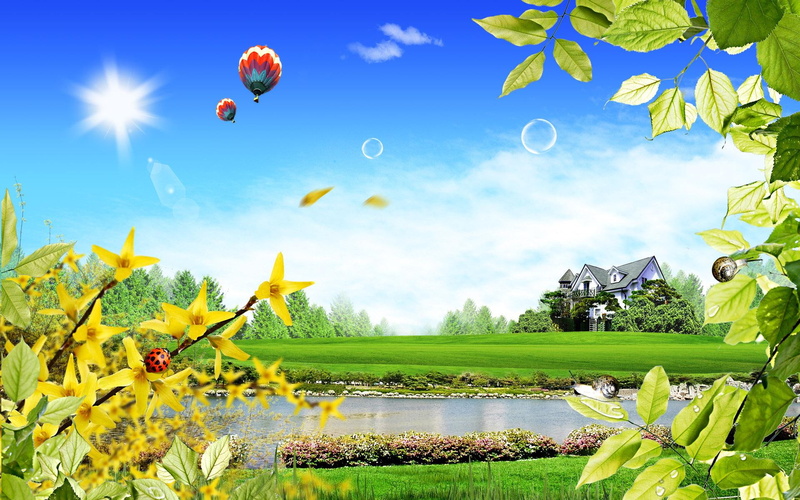 home, fantasy, 1080P, dreamy and fantasy