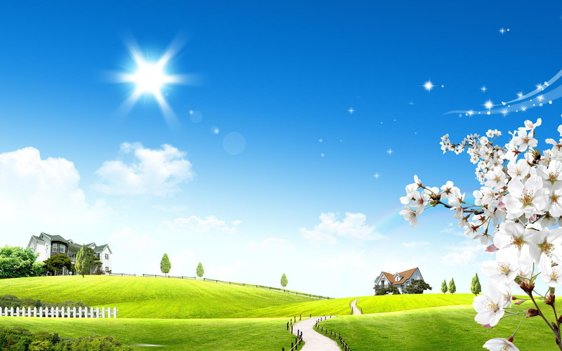 glow, bright, sun, 1080P, dreamy and fantasy