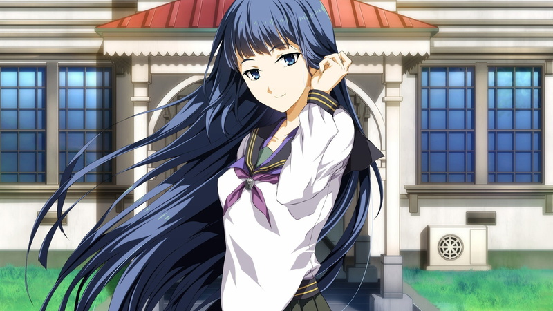 visual novel, Sera Mizuki, anime girls, 1080P, school uniform, Soushuu Senshinkan Gakuen Hachimyoujin