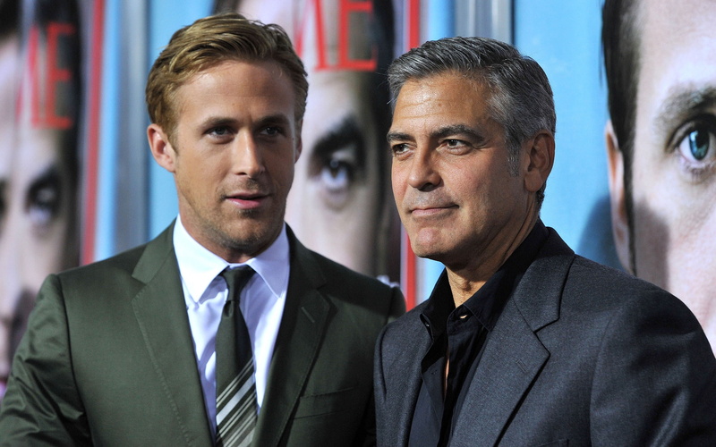 george, gosling, ryan, clooney, 2K
