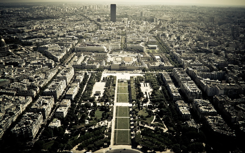 architecture, cityscape, building exterior, 1080P, nature, crowd, outdoors, high angle view, auto post production filter, Paris, residential district