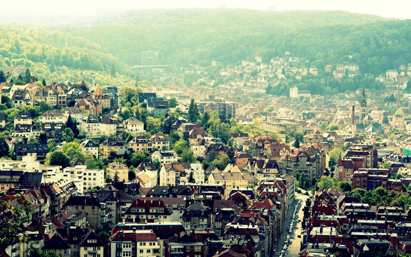 environment, day, cityscape, tree, building exterior, architecture, urban sprawl, skyscraper, aerial view, Europe, townscape, crowd, city, office building exterior