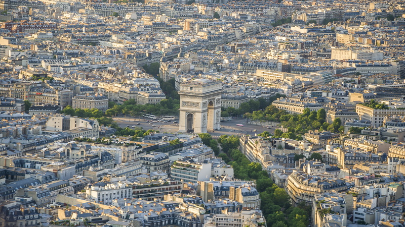 europe, france, capital Cities, built structure, architecture, aerial View, panorama of paris, paris - France, travel destinations, cityscape, high angle view