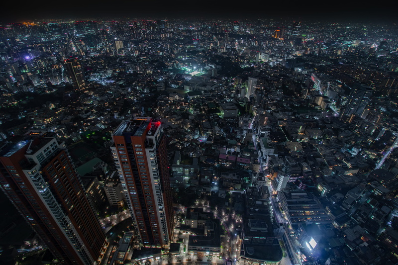 travel destinations, tokyo city view and sky deck, outdoors, town, architecture, landscape, tokyo, skyscraper, road, nightlife, sky deck, financial district