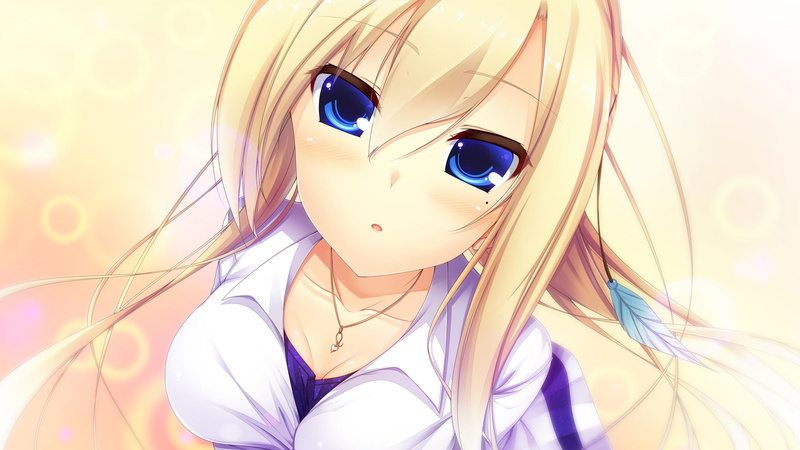 maboroshi, girls, blonde, kurusugawa youko, anime, 2K, anime girls, kurusugawa, maboroshi no dystopia, youko, dystopia