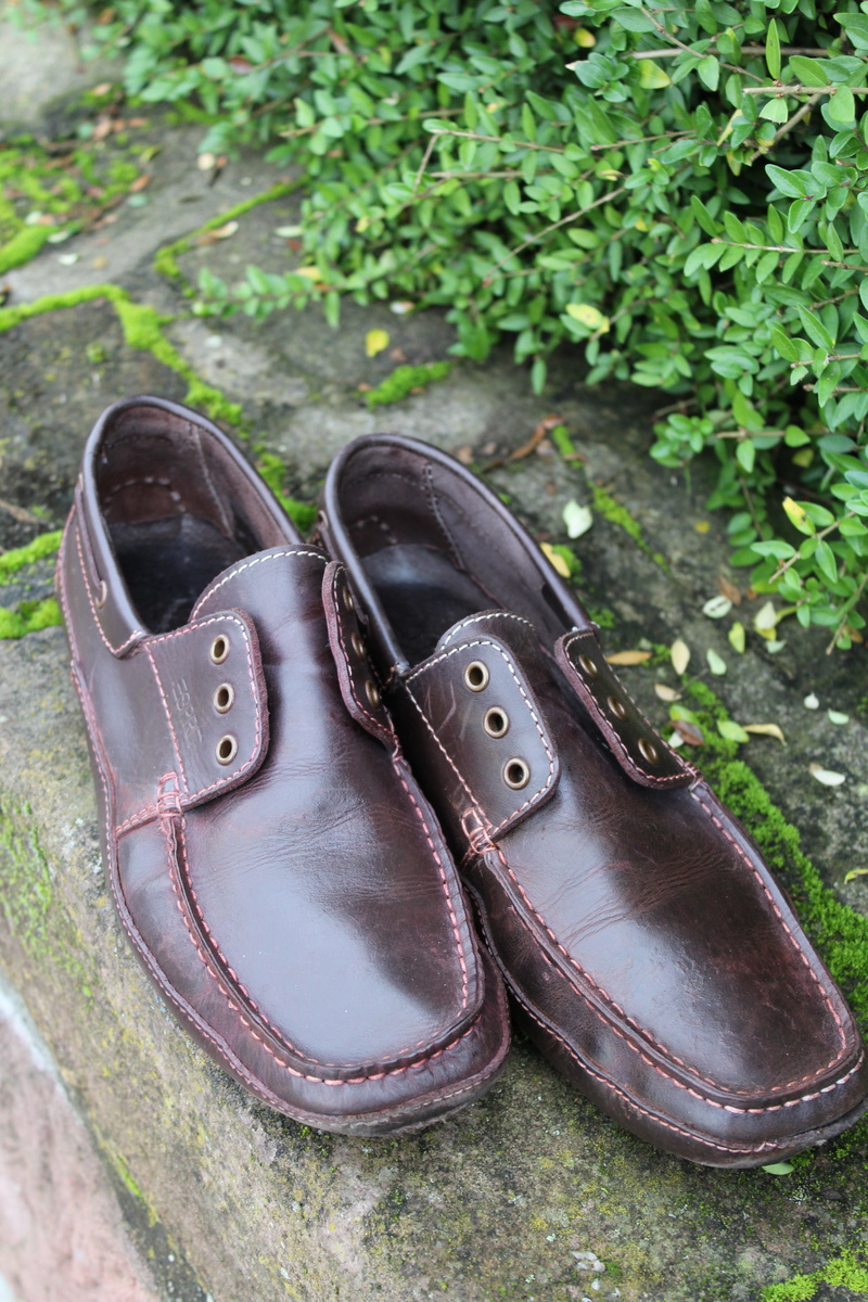 still life, boot, personal accessory, leather, lost, day, nature, brown, footwear, shoes, growth, focus on foreground, absence, 5K, menswear, adrift, brand shoes
