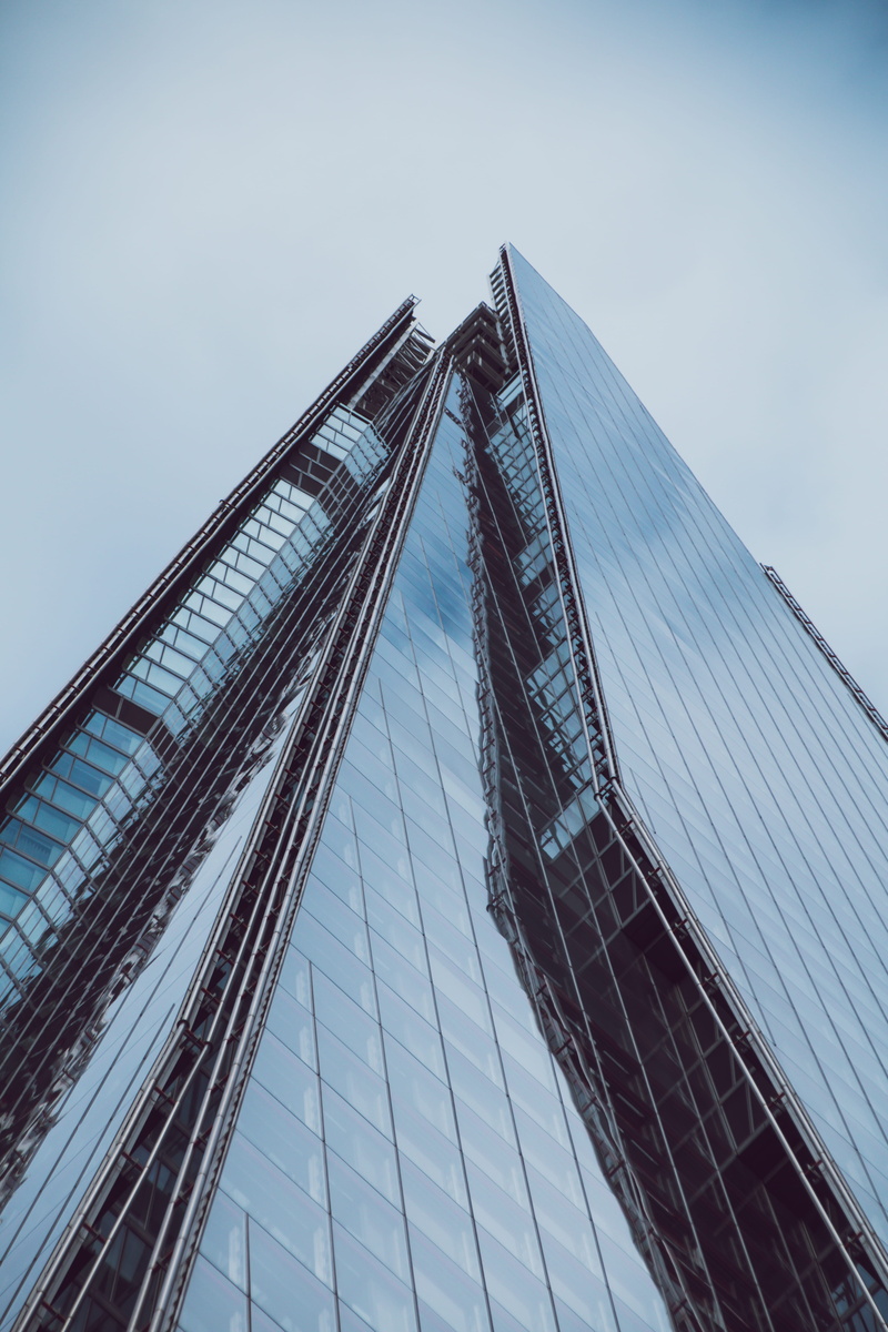 nature, high, low angle view, bridge, no people, future, building, united kingdom, london bridge, canon, 5K, like, blue, office building exterior, futuristic