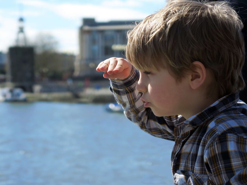 one person, people, focus on foreground, male, landmark, real people, outdoors, water, spring, kid, ocean, lifestyles, season, river, men, child, coast